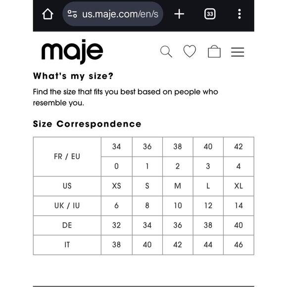 Maje Lolina Pleated Buckle Top Blouse Size Large - Picture 8 of 8